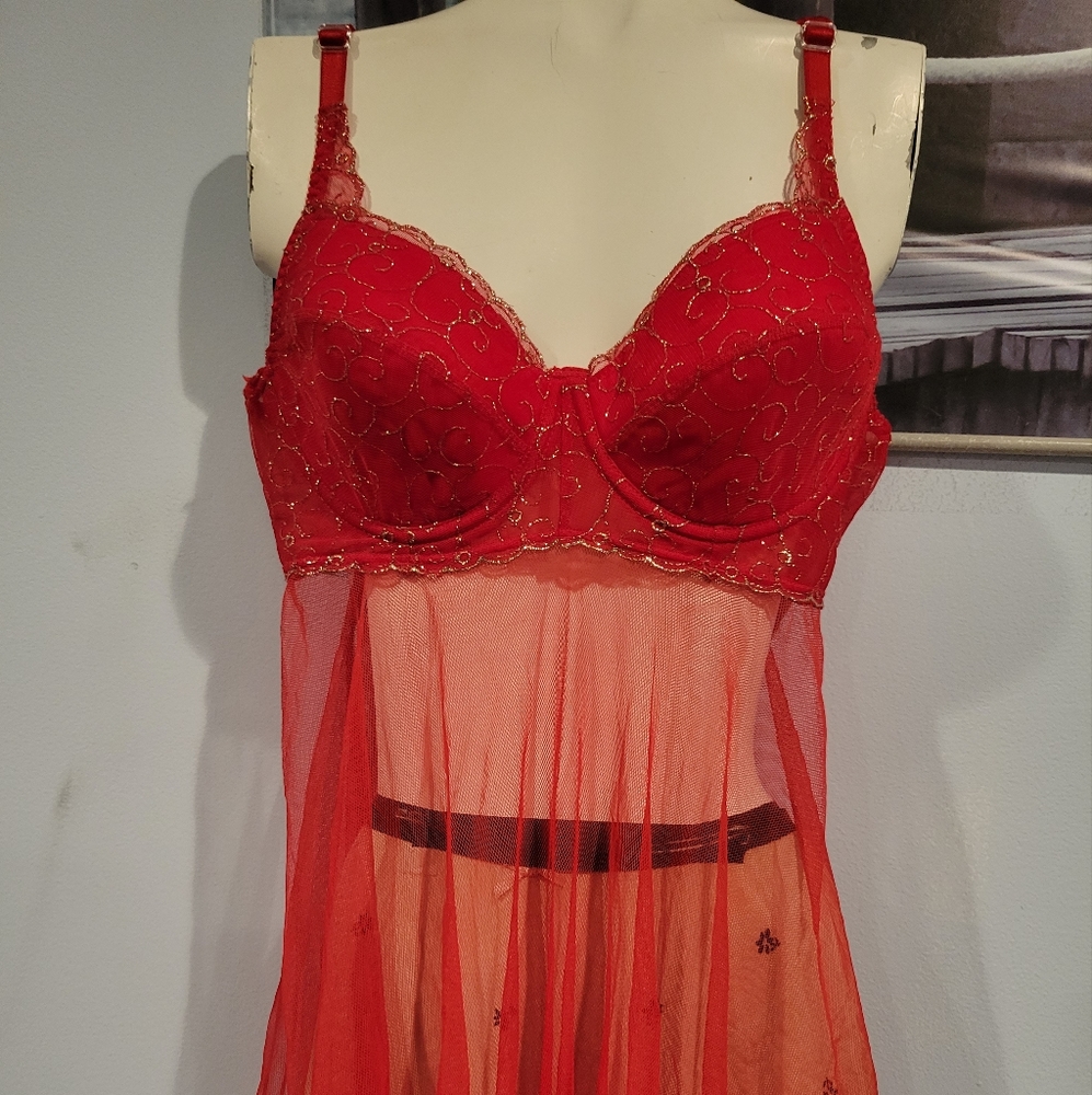 Beautiful Red Nightie